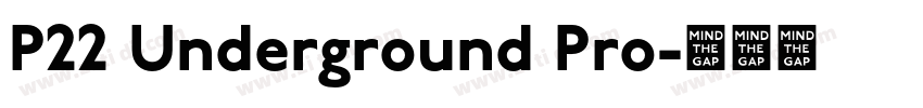 P22 Underground Pro字体转换 P22 Underground Pro字体转换
